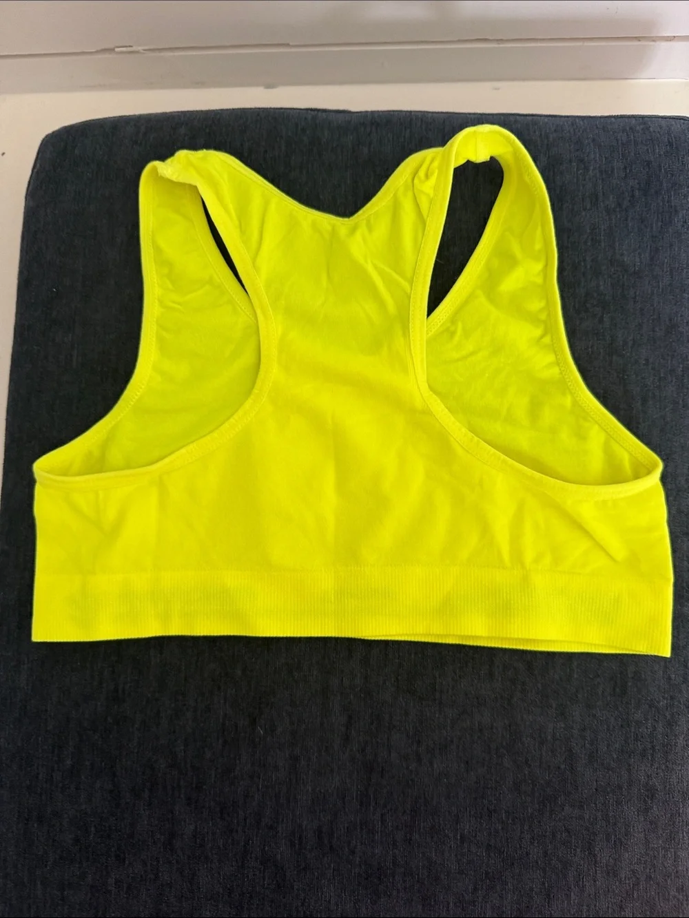Set of 3- like new Neon Sports Bra Trio - Yellow, Pink, Lime (youth sx XL)
